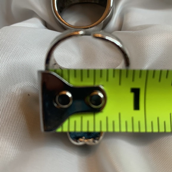 Men’s Rings Silver Tone Skull & Devil - Picture 5 of 5